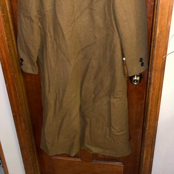 Womens Adolfo Classics 100% Wool Brown Trench Coat Size 10 Hardly worn Like New. - Picture 11 of 11